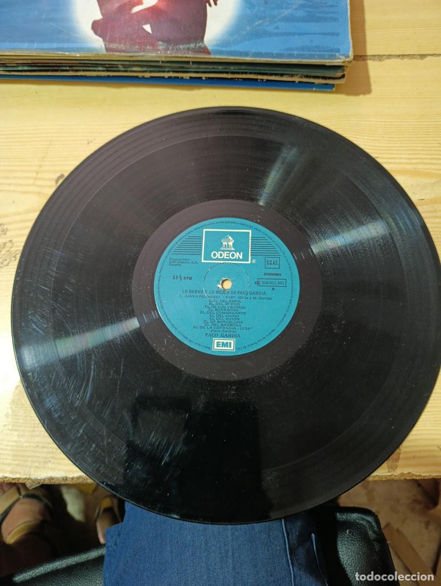Discos de vinilo: LO NUEVO LO MEJOR DE PACO GANDIA. SOLAMENTE EL DISCO. SIN FUNDA. C2V