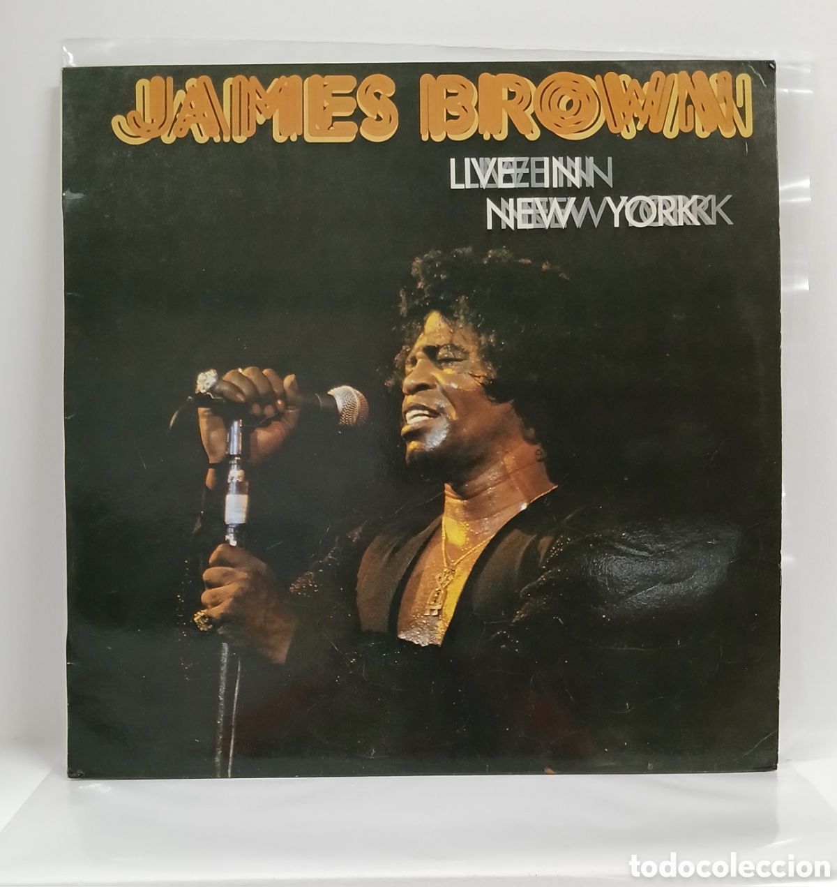 Discos de vinilo: JAMES BROWN &rdquo;LIVE IN NEW YORK &rdquo; LP. ORIG. SPAIN . 1983 (VG++)