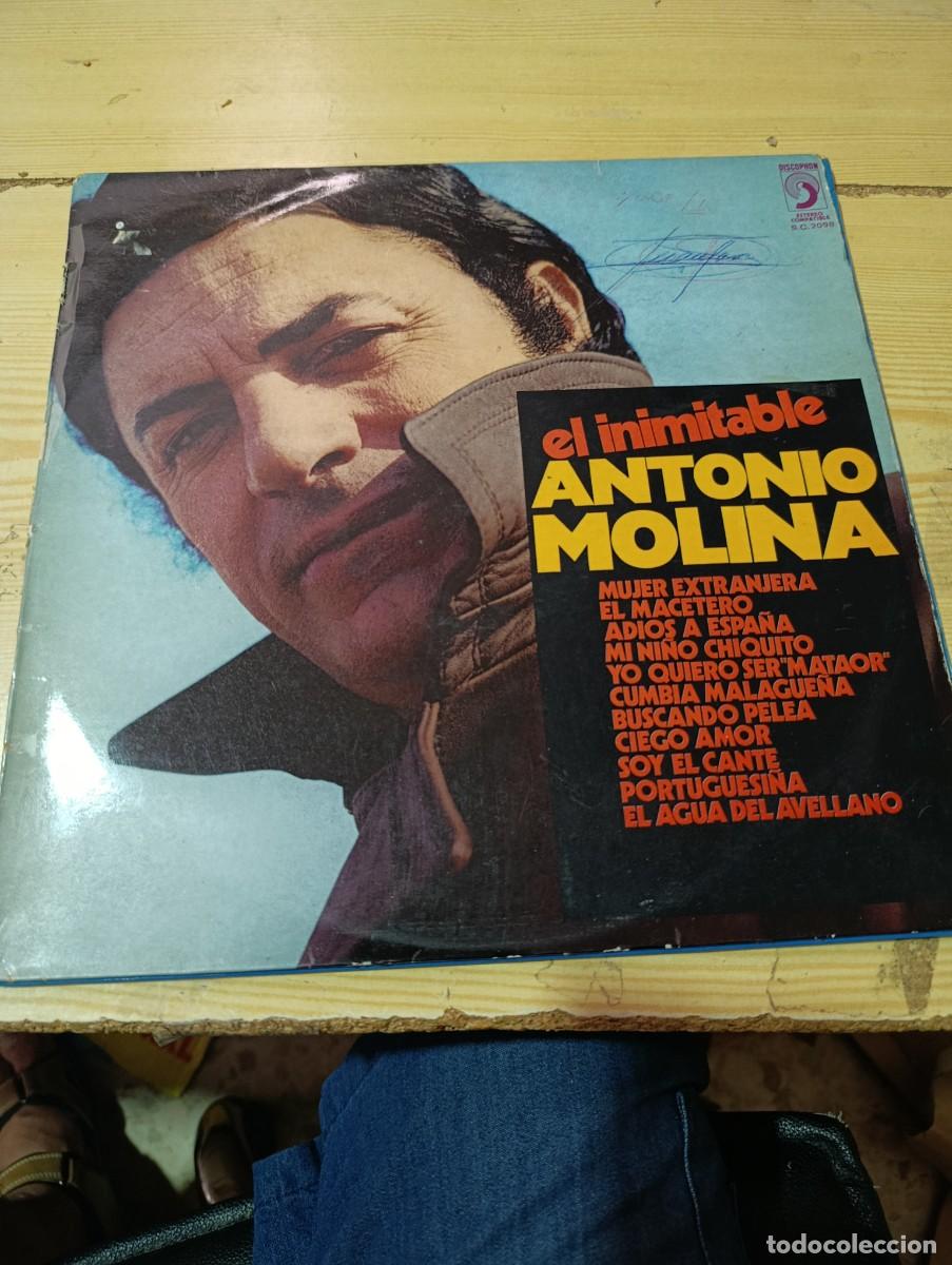 Discos de vinilo: EL INIMITABLE ANTONIO MOLINA. C2V
