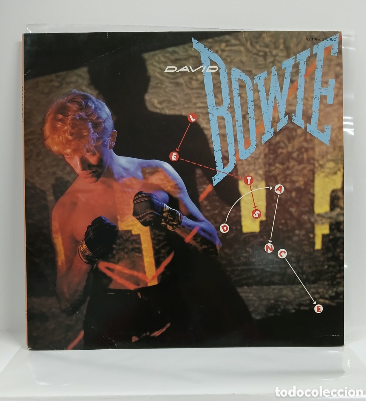 Discos de vinilo: DAVID BOWIE &rdquo;LET'S DANCE &rdquo; LP. ORIG. GERMANY. 1983 (VINILO NM, COMO NUEVO)