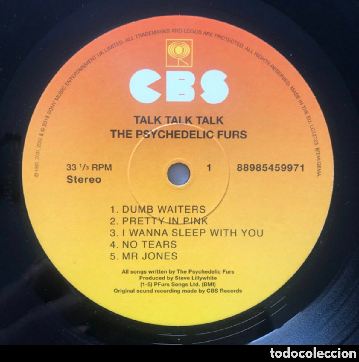 Discos de vinilo: The Psychedelic Furs: Talk Talk Talk Lp - Foto 5
