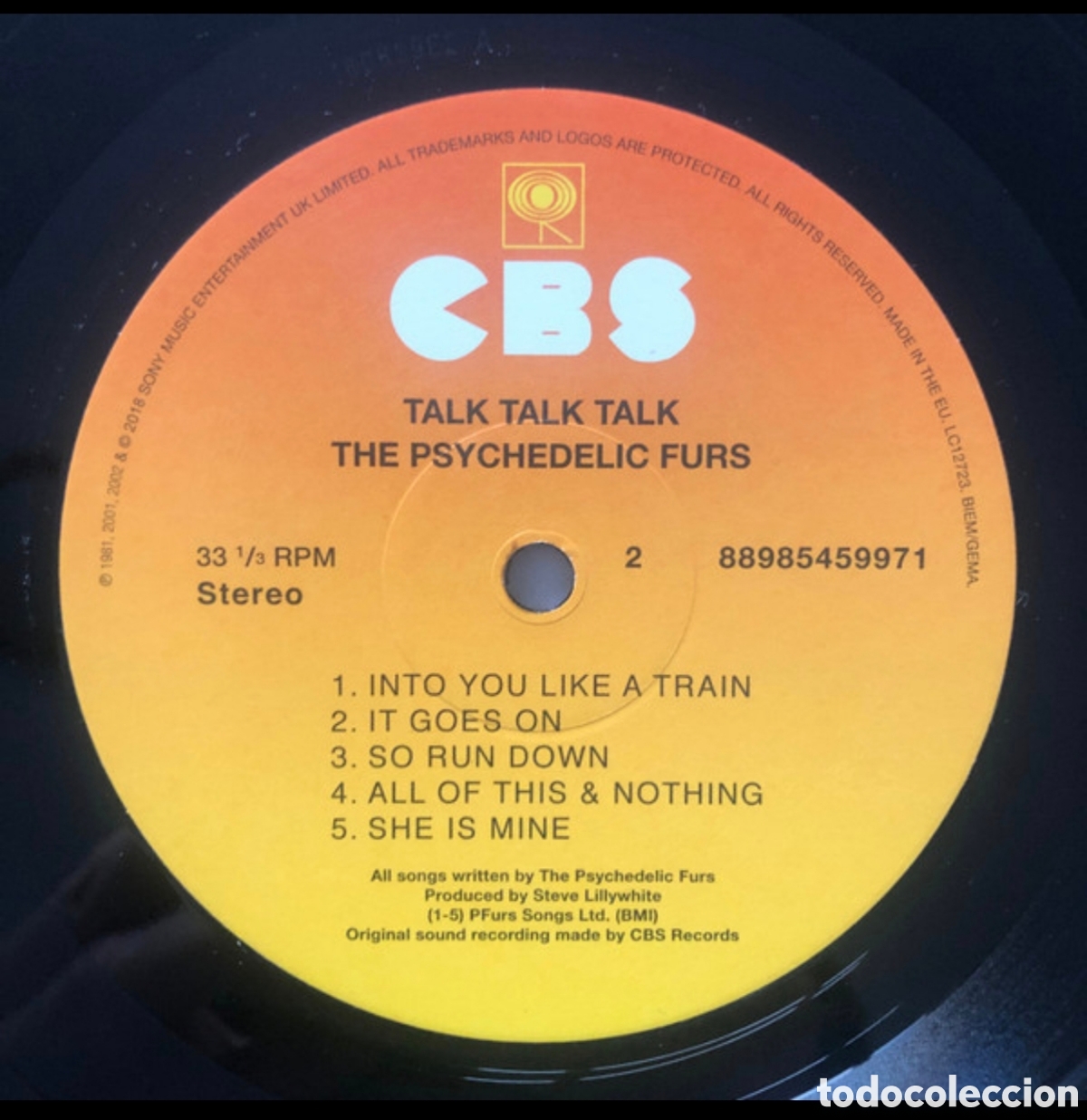 Discos de vinilo: The Psychedelic Furs: Talk Talk Talk Lp - Foto 6