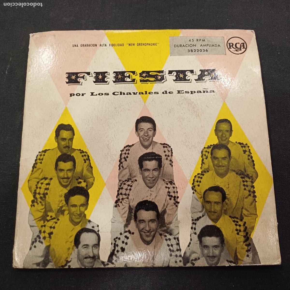 Discos de vinilo: LOS CHAVALES DE ESPA&Ntilde;A/FIESTA/SINGLE GATEFOLD 2 DISCOS.