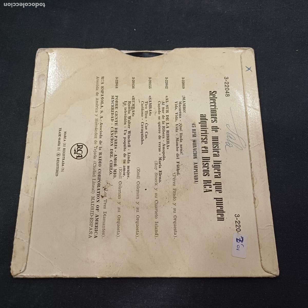 Discos de vinilo: ANDY ROSELL/SERENATA A LA LUZ DE LA LUNA/SINGLE. - Foto 3
