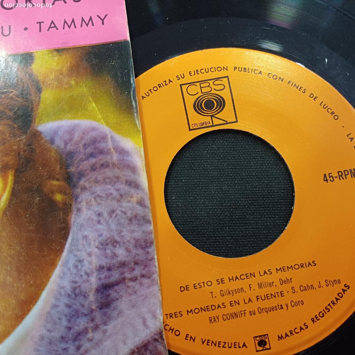 Discos de vinilo: RAY CONNIFF/DE ESTO SE HACEN LAS MEMORIAS/SINGLE. - Foto 2