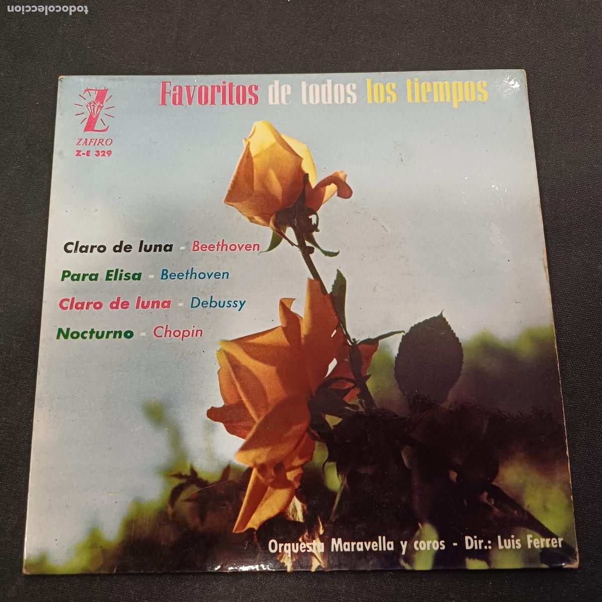 Discos de vinilo: ORQUESTA MIRAVELLA/CLARO DE LUNA/SINGLE. - Foto 1