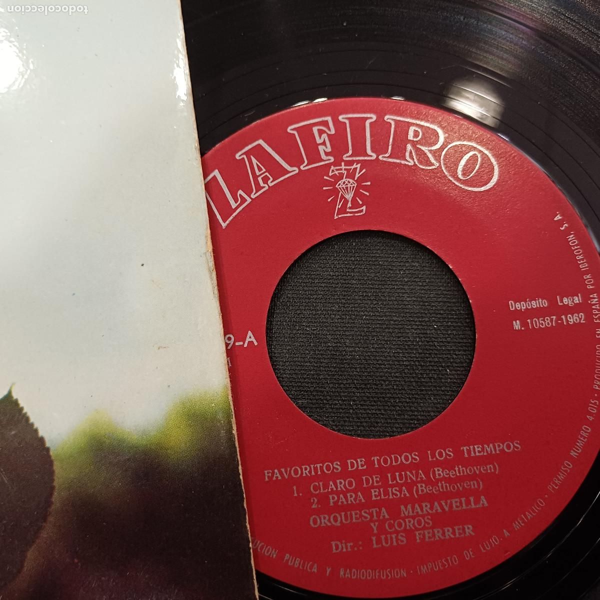 Discos de vinilo: ORQUESTA MIRAVELLA/CLARO DE LUNA/SINGLE. - Foto 2