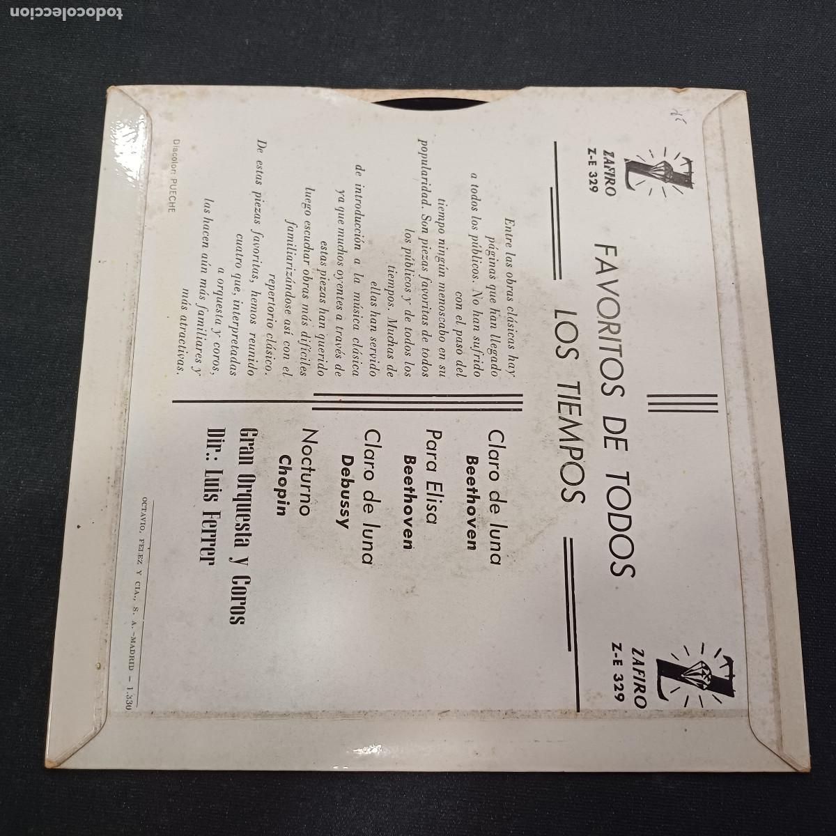 Discos de vinilo: ORQUESTA MIRAVELLA/CLARO DE LUNA/SINGLE. - Foto 3