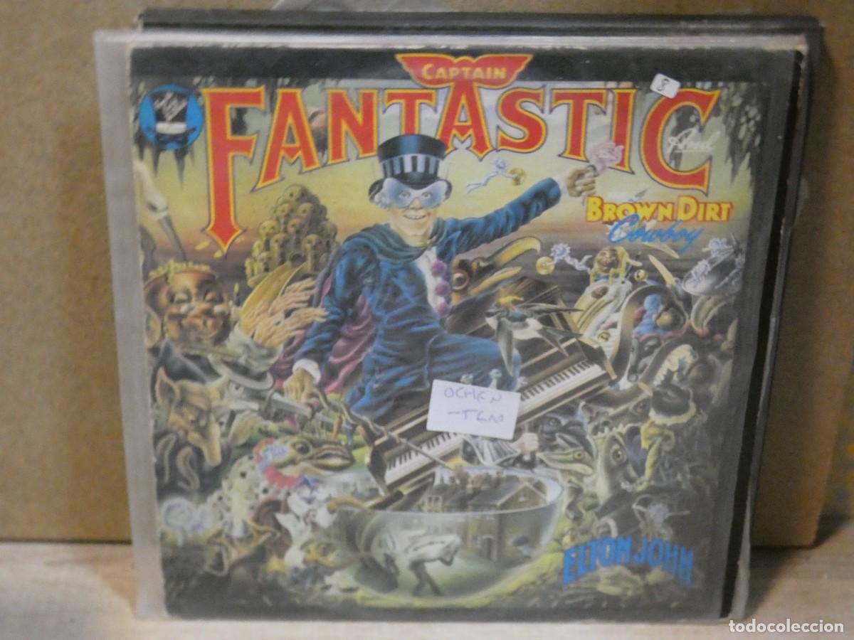 Discos de vinilo: ARKANSAS1980 EXPRO726 VINILO BUEN ESTADO ELTON JOHN CAPTAIN FANTASTIC OCHENTERO