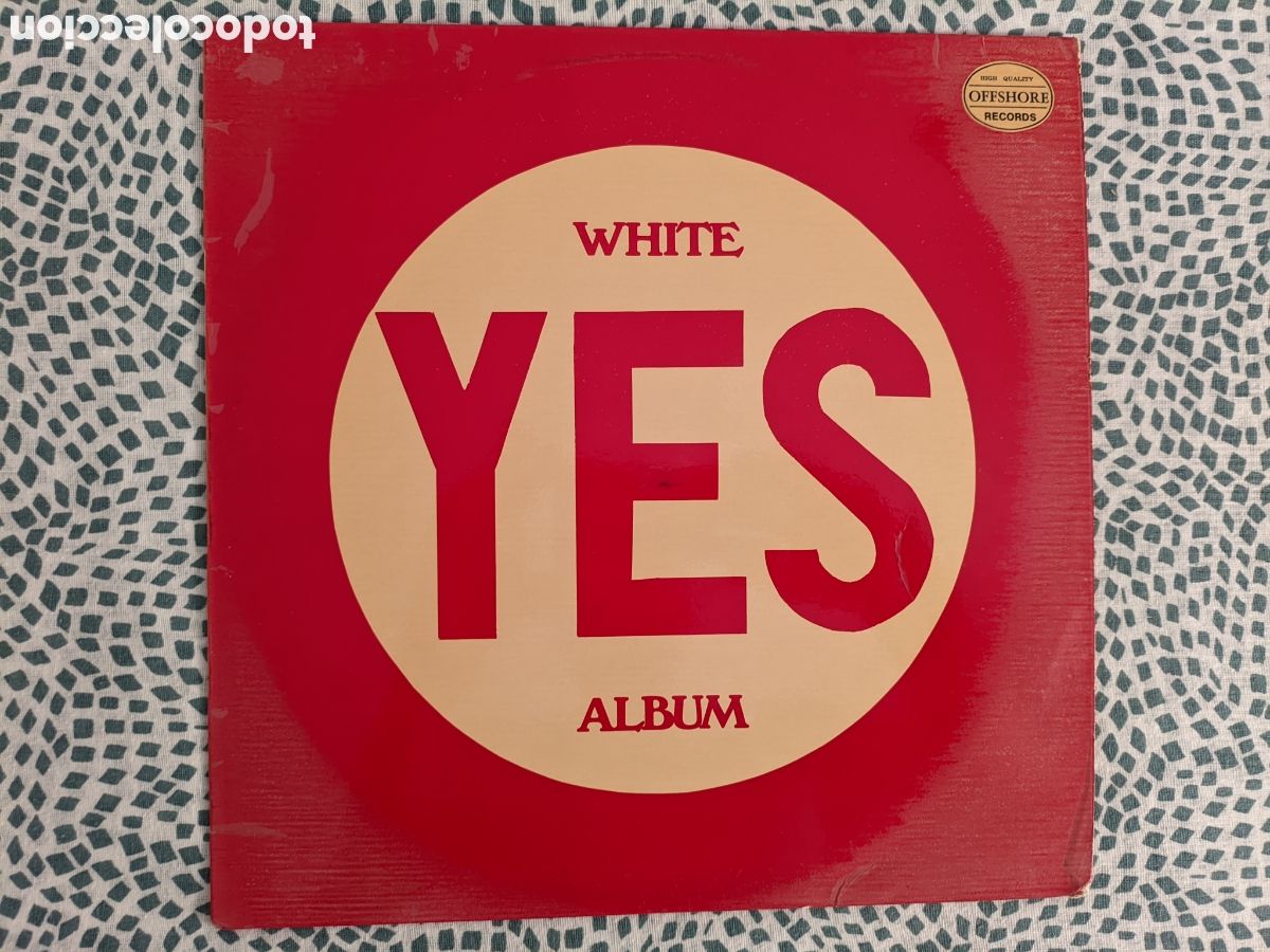 Discos de vinilo: Yes - The White Yes Album - Offshore Records Netherlands 1972,edici&oacute;n muy rara