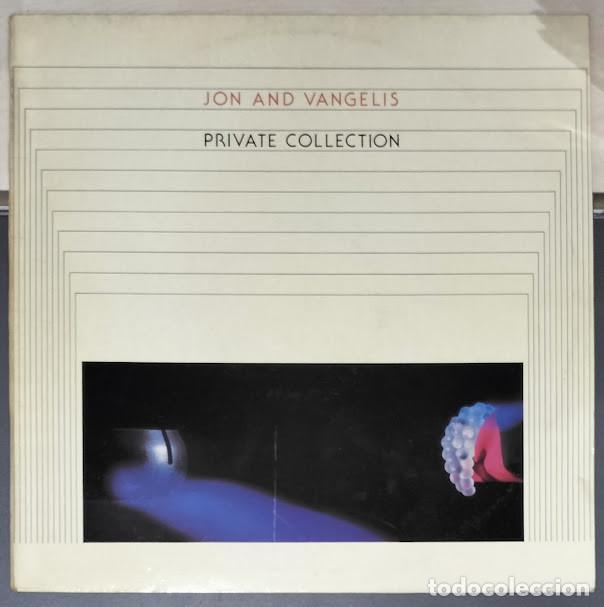 Discos de vinilo: Jon And Vangelis - Private Collection - LP Polydor ref. 813 174-1. Ed. espa&ntilde;ola.