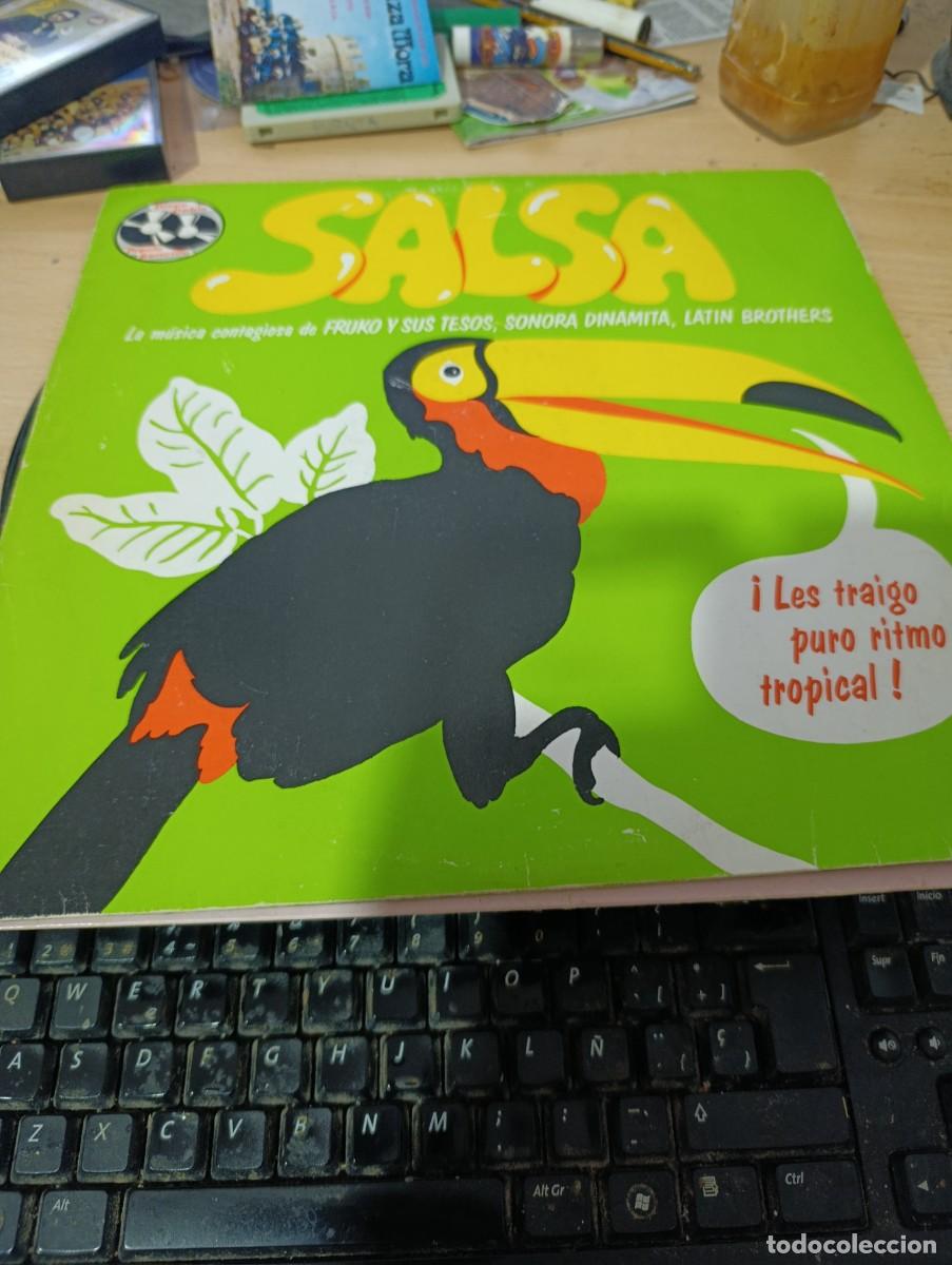 Discos de vinilo: SALSA. LA MUSICA CONTAGIOSA DE FRUKO Y SUS TESOS, SONORA DINAMITA, LATIN BROTRERS. C2V