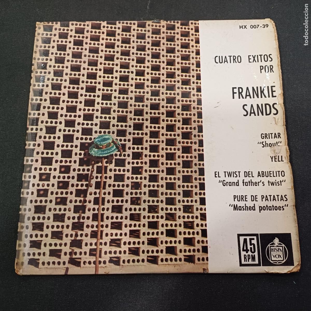Discos de vinilo: FRANKIE SANDS/EL TWIST DEL ABUELITO/SINGLE. - Foto 1