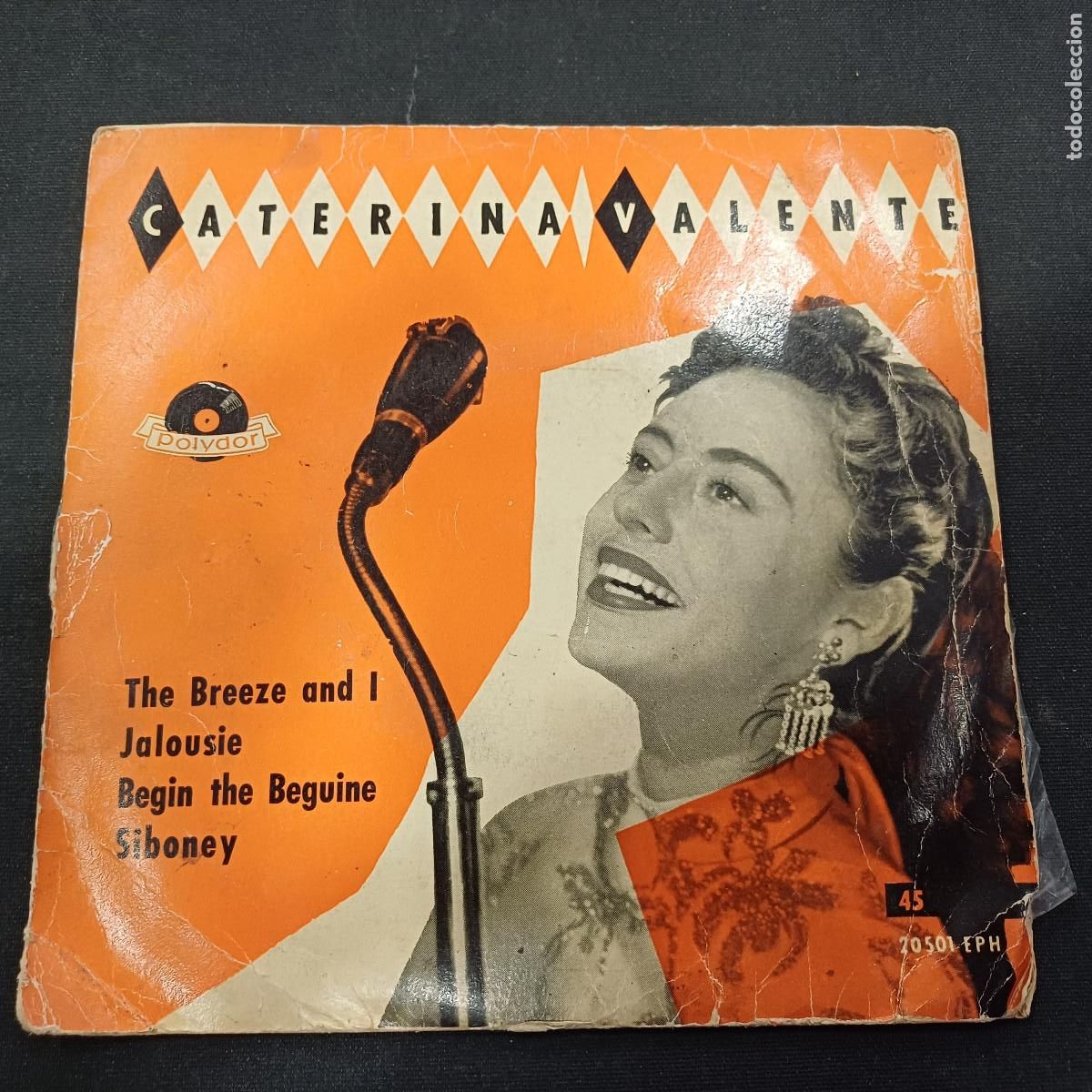 Discos de vinilo: CATERINA VALIENTE/THE BREEZE AND I/SINGLE.