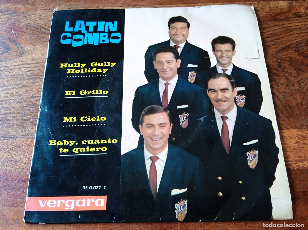Discos de vinilo: Latin Combo - Hully gully holliday, El grillo, Mi cielo - Single Ep original Vergara 1963