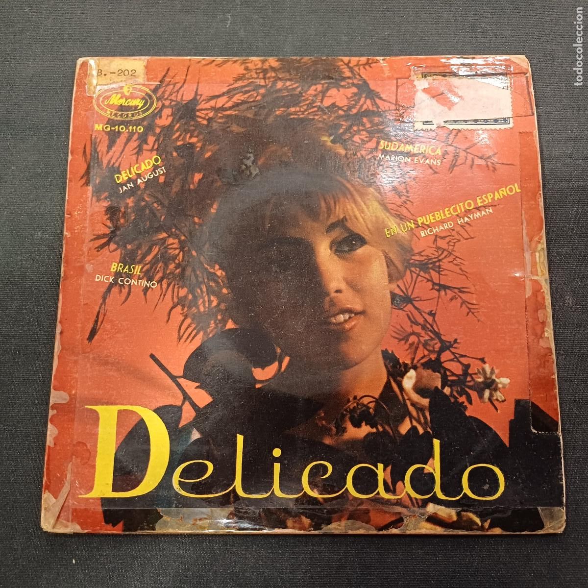 Discos de vinilo: JAN AUGUST-CONTINO-HAYMAN-EVANS/DELICADO/SINGLE.