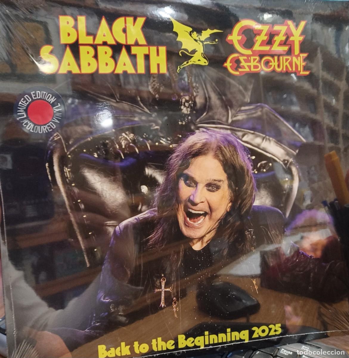 Discos de vinilo: Black Sabbath back to the beginning 2025 lp blue
