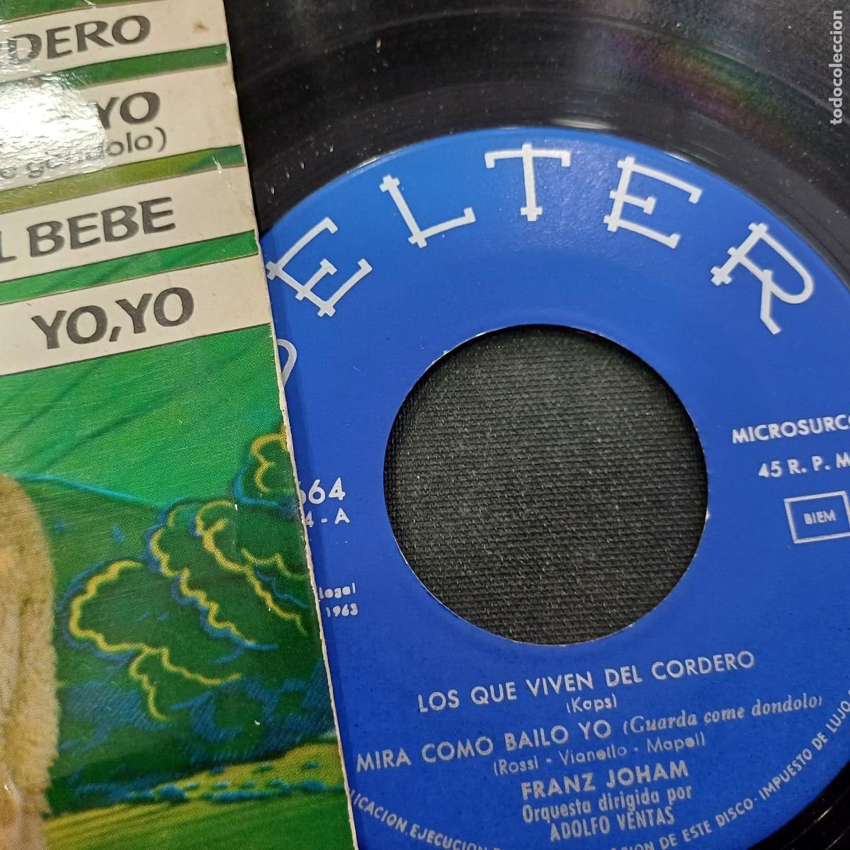 Discos de vinilo: FRANZ JOHAM/LOS QUE VIVEN DEL CORDERO/SINGLE. - Foto 2
