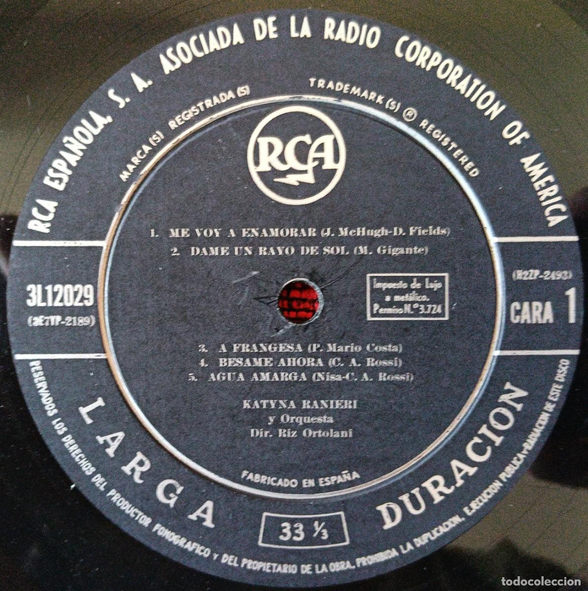 Discos de vinilo: KATYNA RANIERI ** Esperando A Mi Amor ** VINILO LP - Foto 3