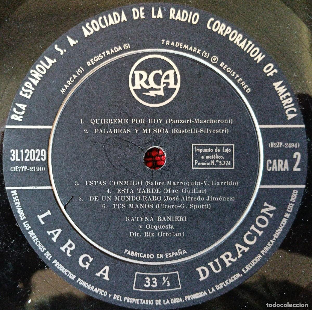 Discos de vinilo: KATYNA RANIERI ** Esperando A Mi Amor ** VINILO LP - Foto 4
