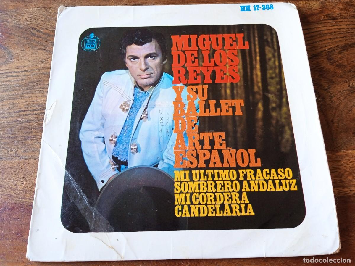 Discos de vinilo: Miguel de los Reyes - Mi cordera, Candelaria, Mi ultimo fracaso - Single Ep original Hispavox 1966