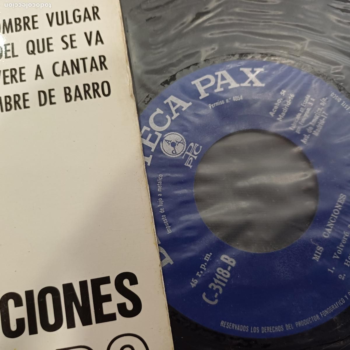 Discos de vinilo: RICARDO CANTALAPIEDRA/MIS CANCIONES/SINGLE. - Foto 2