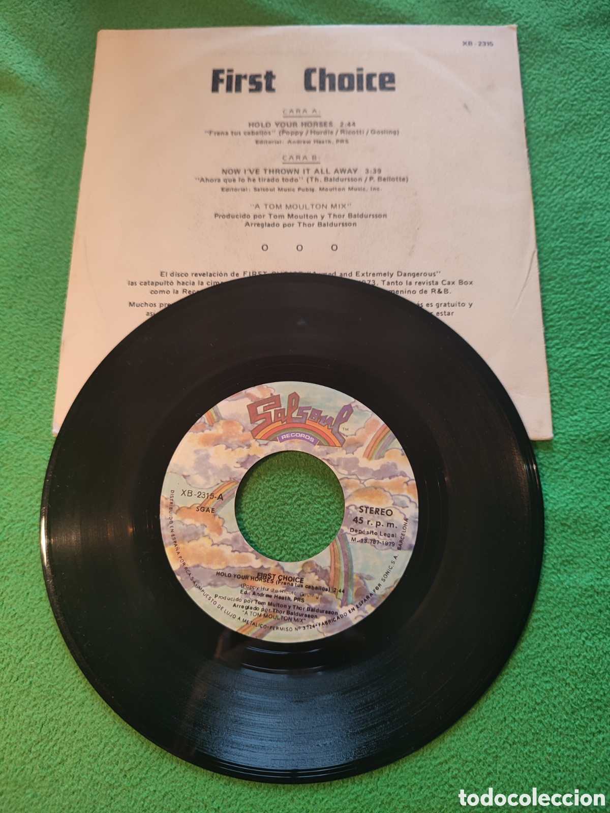 Discos de vinilo: First Choice - Hold your horses - Foto 2