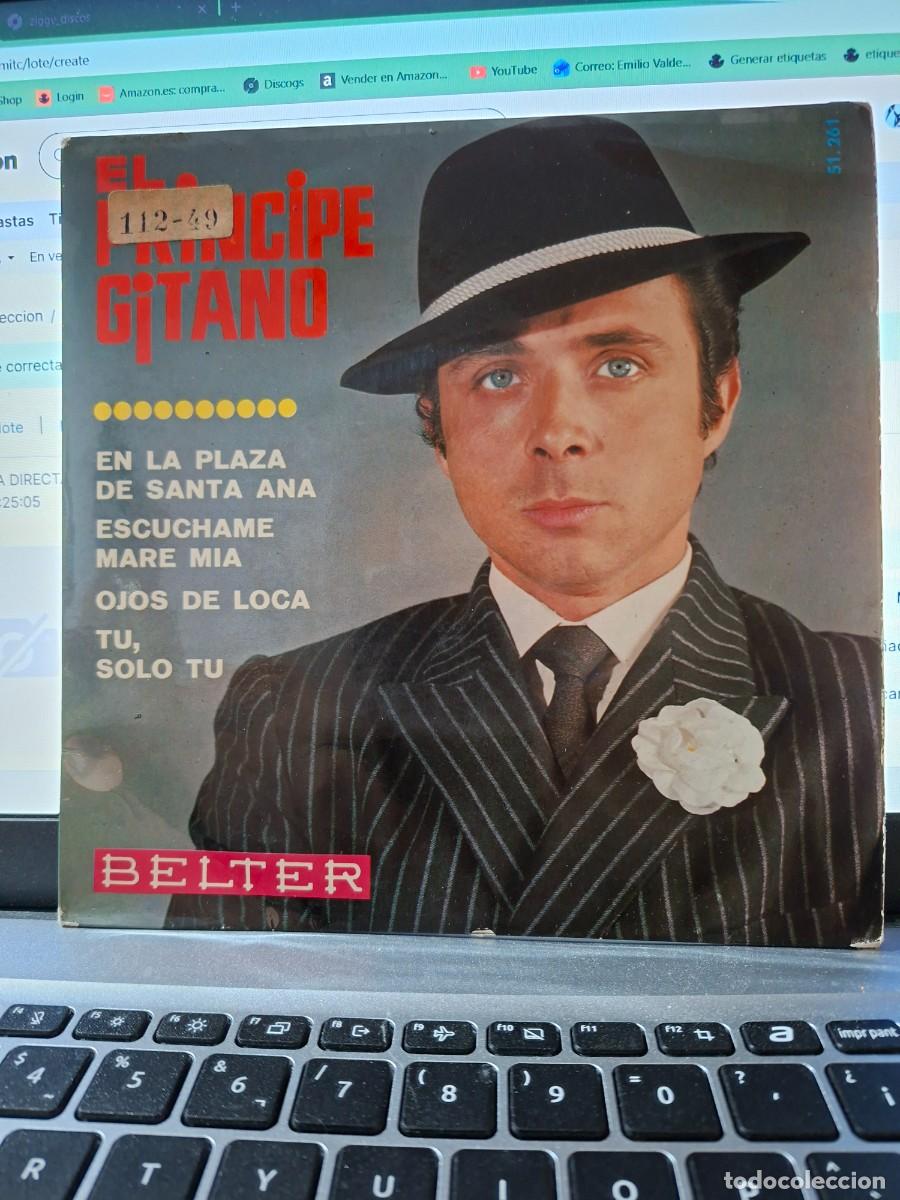Discos de vinilo: EL PRINCIPE GITANO - EN LA PLAZA DE SANTA ANA - EP DE VINILO