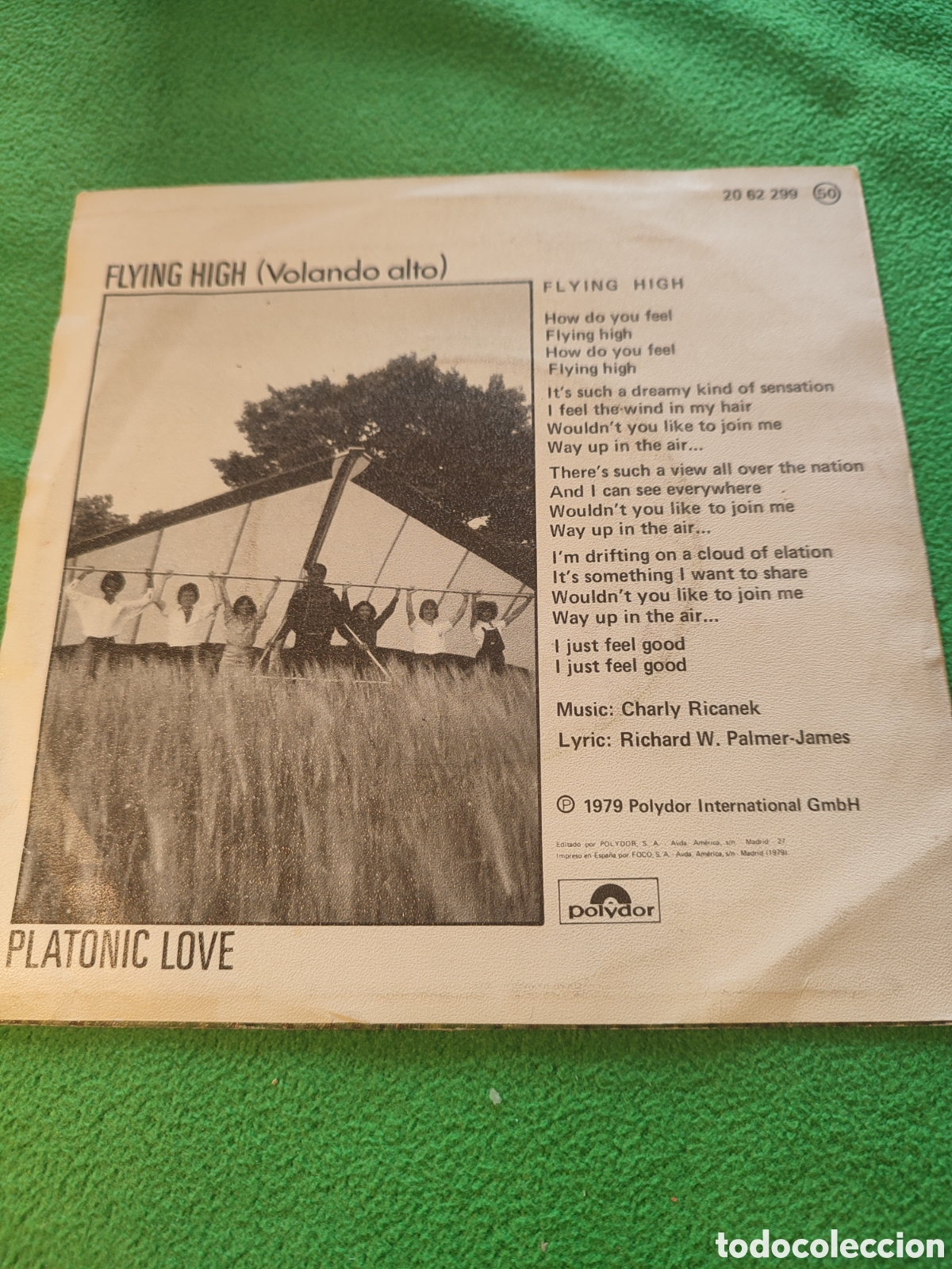 Discos de vinilo: Zoom - Flying High / Platonic love - Foto 2