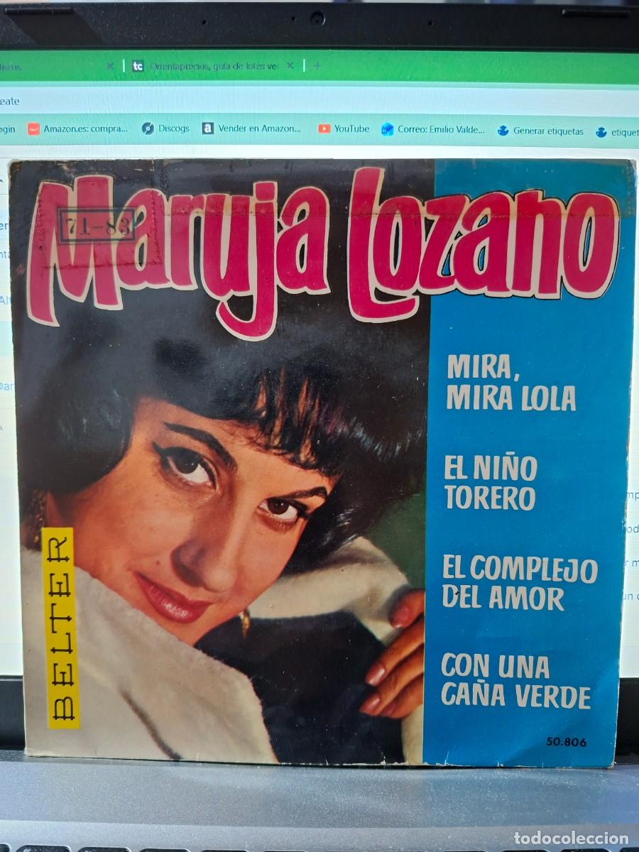 Discos de vinilo: MARUJA LOZANO - MIRA MIRA LOLA - EP DE VINILO
