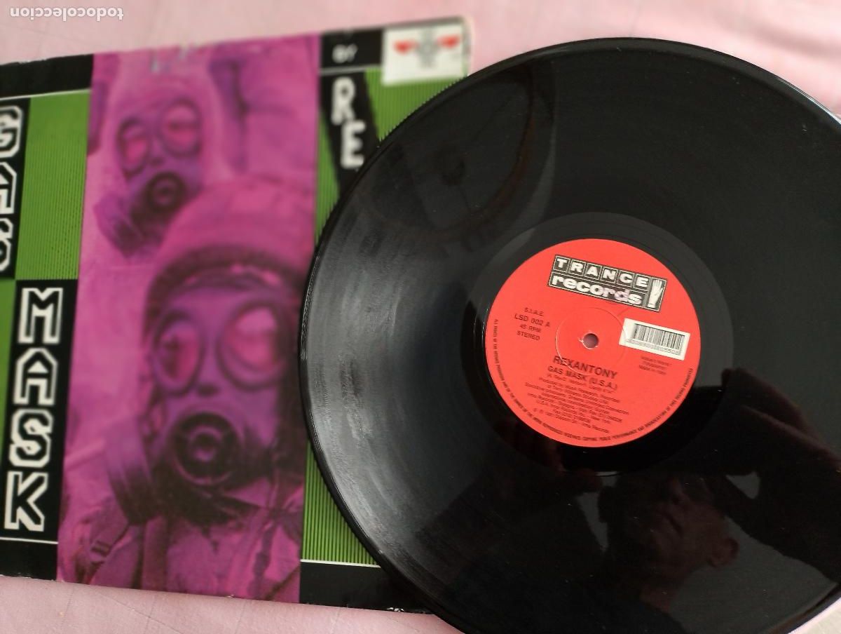 Discos de vinilo: Rexanthony &ndash; Gas Mask, 1991 - Foto 6