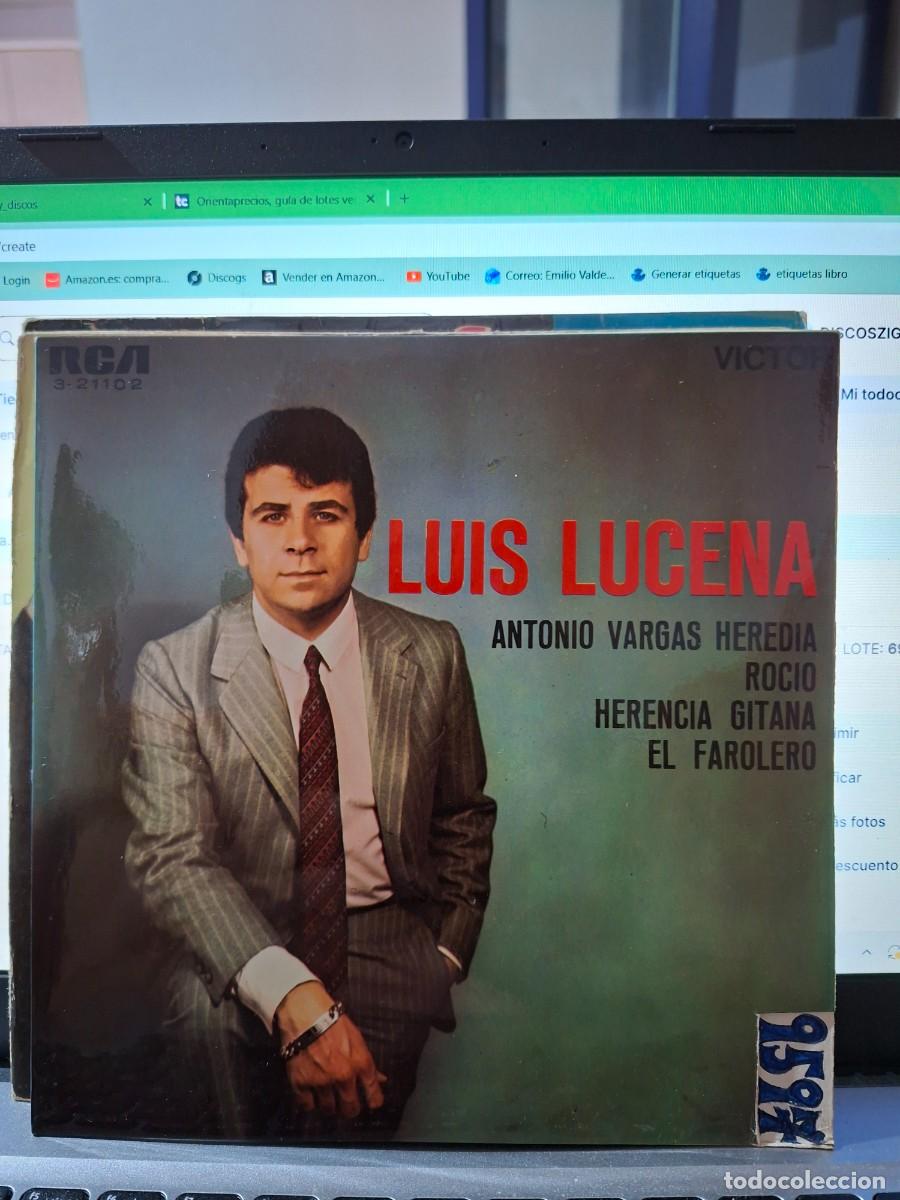 Discos de vinilo: LUIS LUCENA - ANTONIO VARGAS HEREDIA - EP DE VINILO
