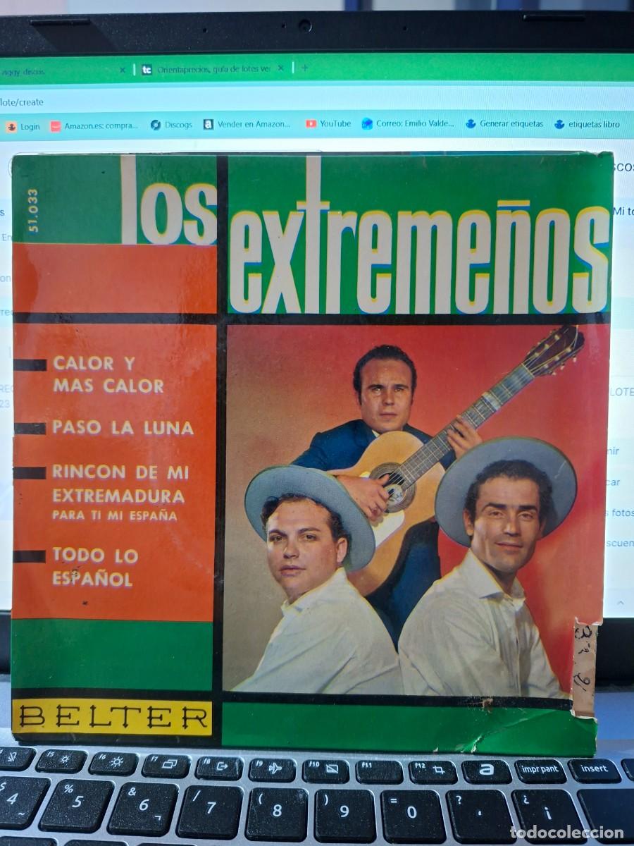 Discos de vinilo: LOS EXTREME&Ntilde;OS - CALOR Y MAS CALOR - EP DE VINILO