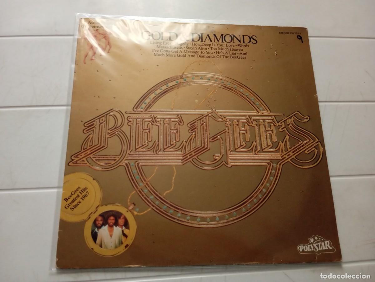 Discos de vinilo: LP BEE GEES - GOLD & DIAMONDS