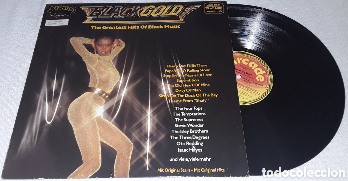 Discos de vinilo: LP - BLACK GOLD - THE GREATEST HITS OF BLACK MUSIC - MADE IN GERMANY