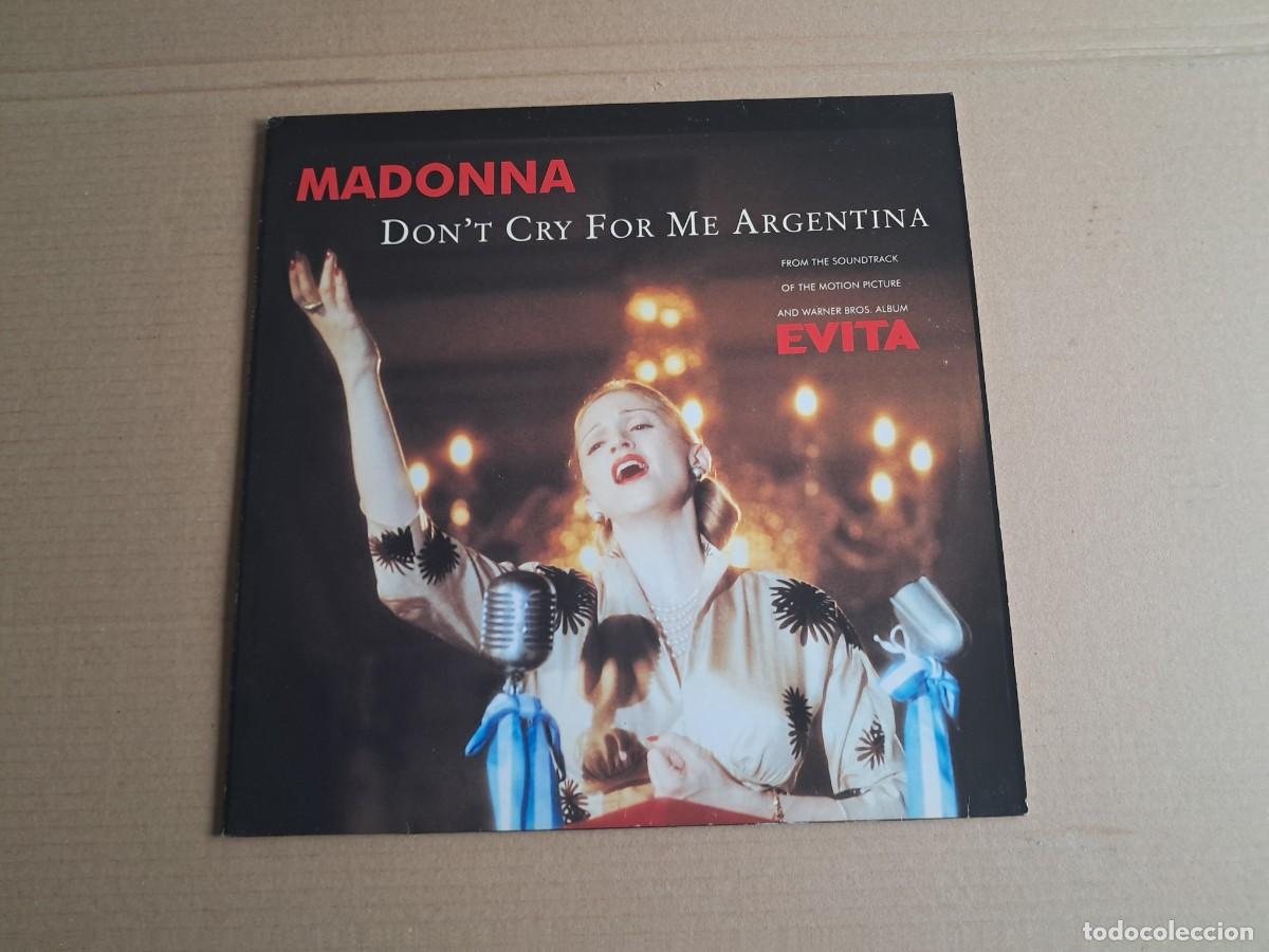 Discos de vinilo: MADONNA - DON&acute;T CRY FOR ME ARGENTINA MAXI SINGLE 1996 EDICION EUROPEA