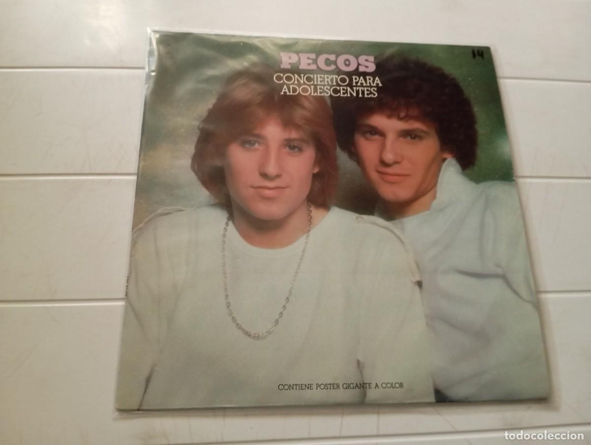 Discos de vinilo: LP PECOS - CONCIERTO PARA ADOLESCENTES (POSTER INCLUIDO)