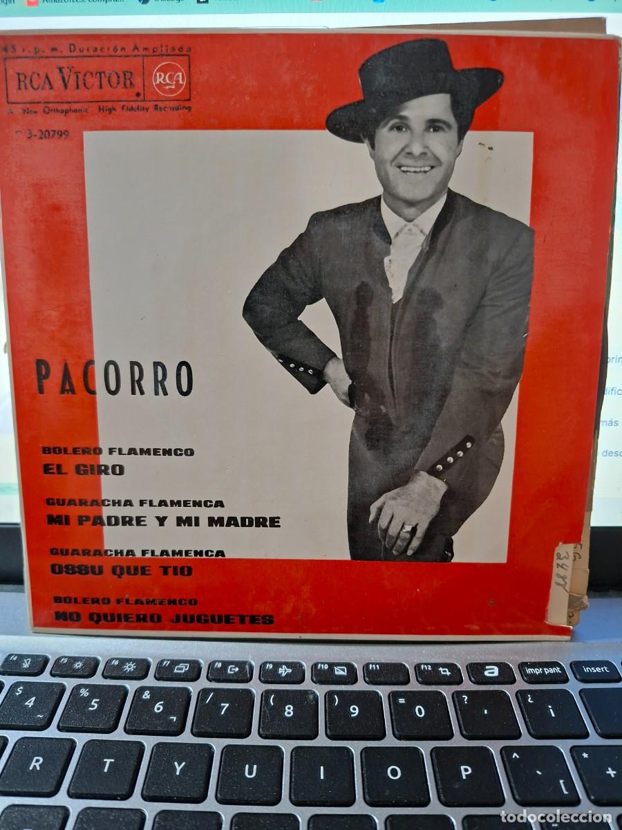 Discos de vinilo: PACORRO - BOLERO FLAMENCO - EP DE VINILO