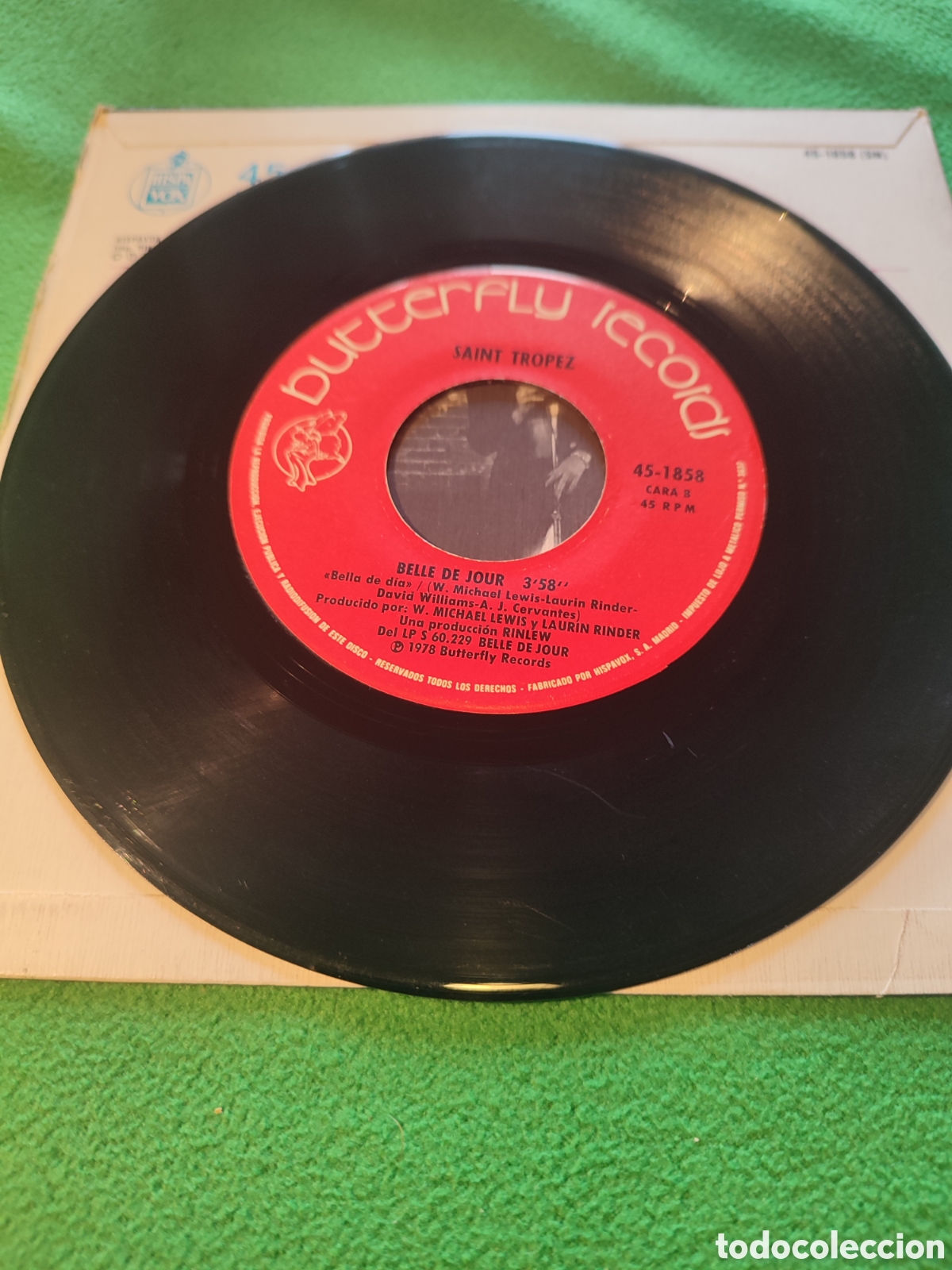 Discos de vinilo: Saint Tropez - One more minute 1978 - Foto 3