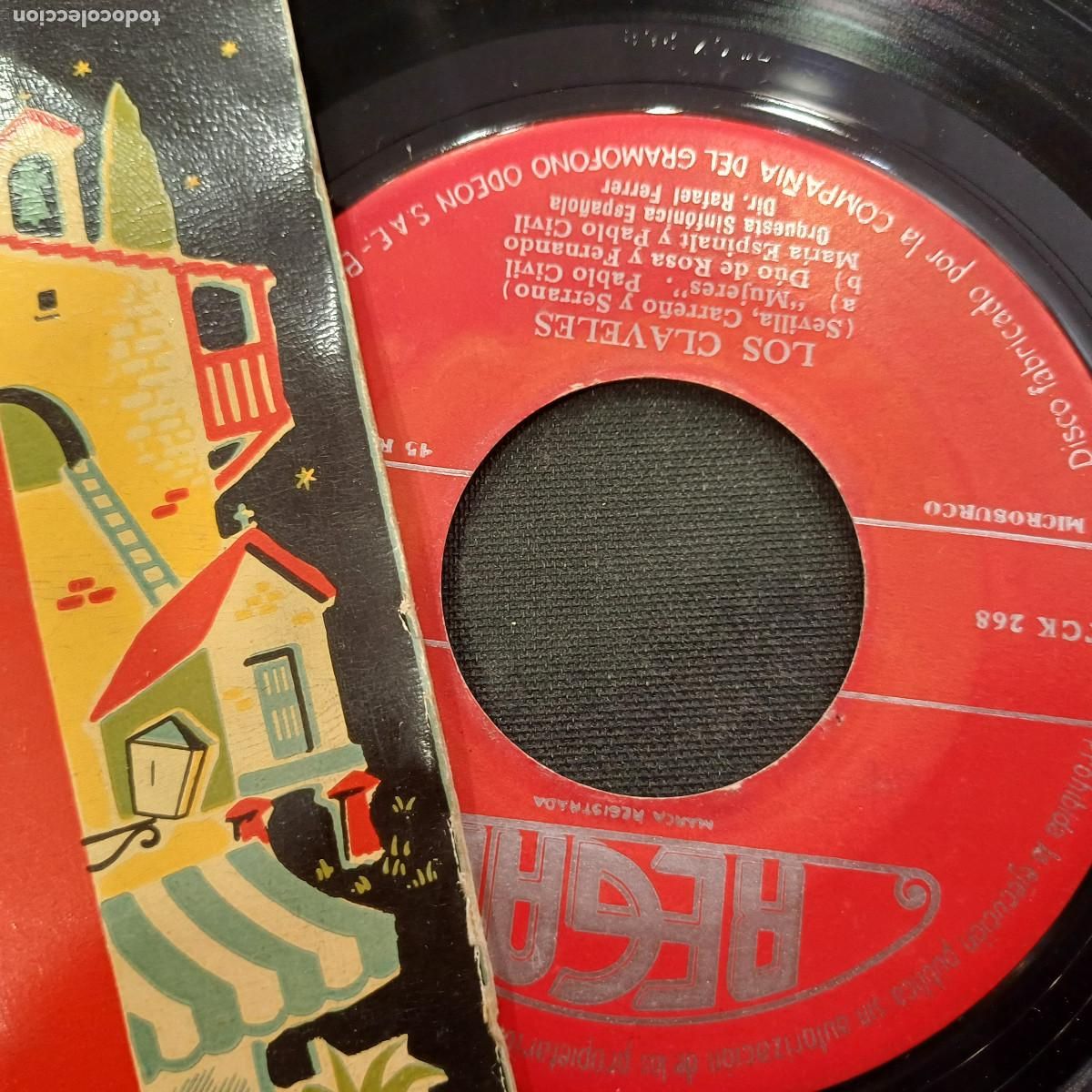 Discos de vinilo: ORQUESTA SINFONICA ESPA&Ntilde;OLA/LOS CLAVELES/SINGLE. - Foto 2
