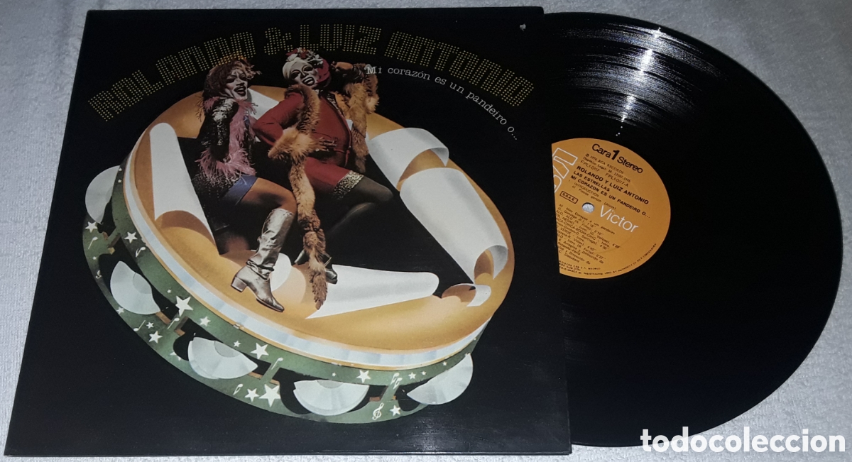 Discos de vinilo: LP- ROLANDO & LUIZ ANTONIO - MI CORAZ&Oacute;N ES UN PANDEIRO O... - ROLANDO FARIA / LUIZ ANTONIO