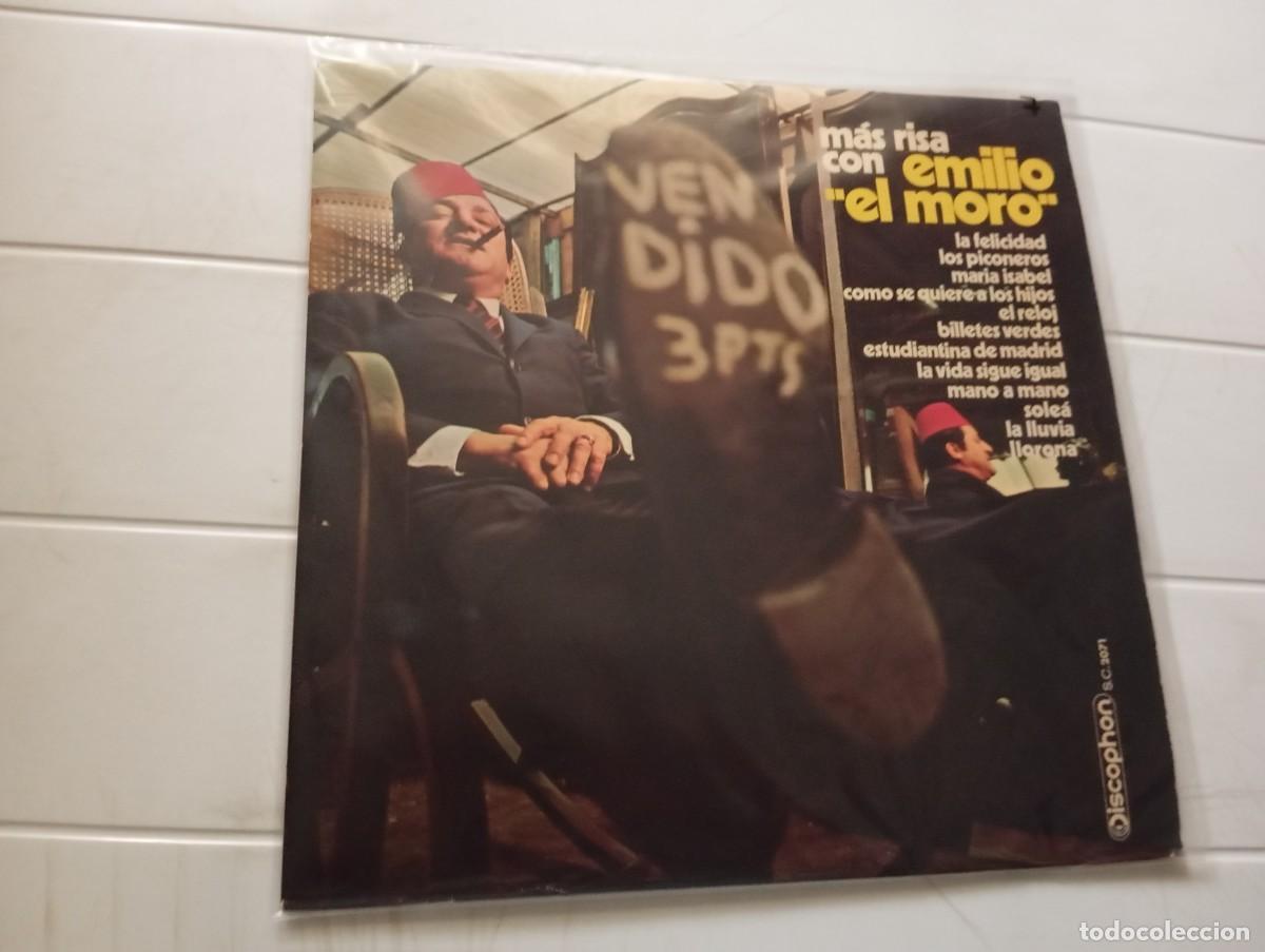 Discos de vinilo: LP EMILIO EL MORO - M&Aacute;S RISA CON