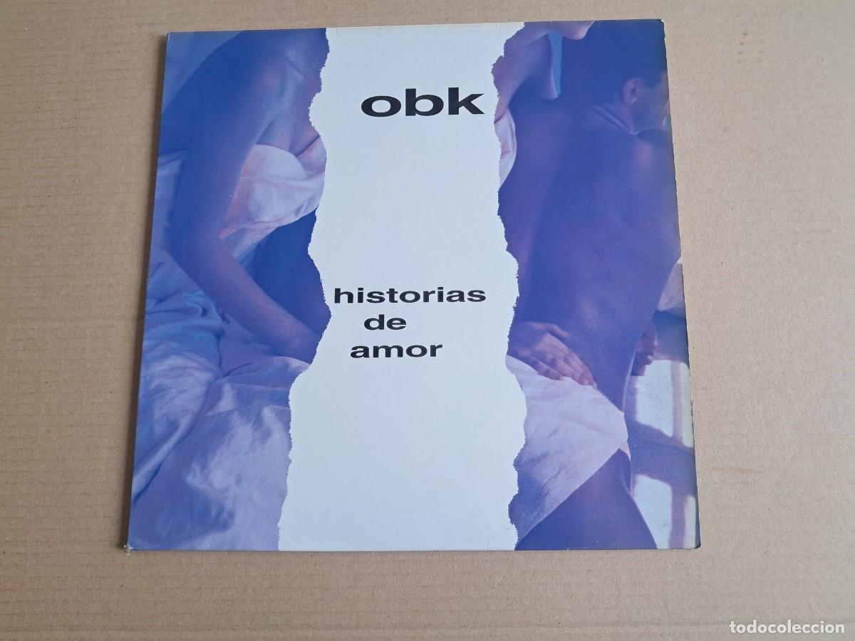 Discos de vinilo: OBK - HISTORIAS DE AMOR MAXI SINGLE 1992 SYNTHPOP