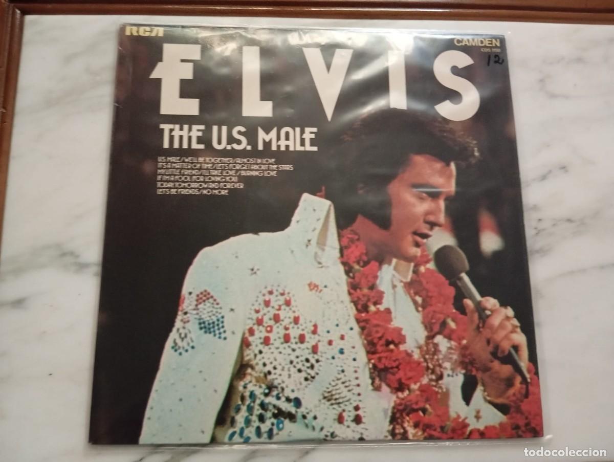 Discos de vinilo: LP ELVIS - THE U.S. MALE