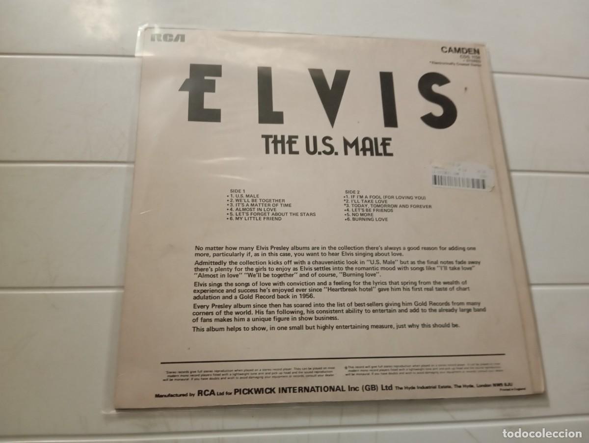 Discos de vinilo: LP ELVIS - THE U.S. MALE - Foto 2