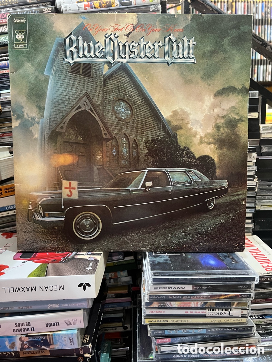 Vinyl records: Blue &ouml;yster cult On your feet or on your knees