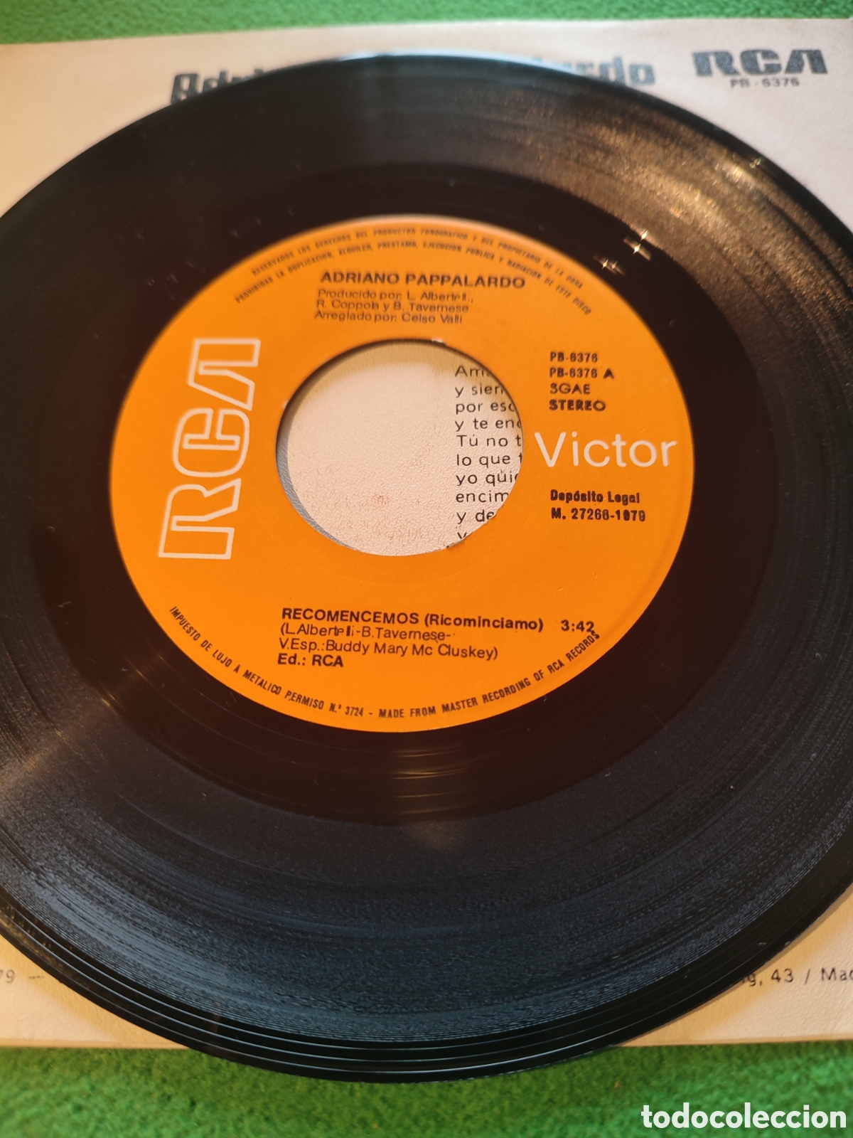 Discos de vinilo: Adriano Pappalardo - Recomencemos/ Hi-Fi - Foto 3