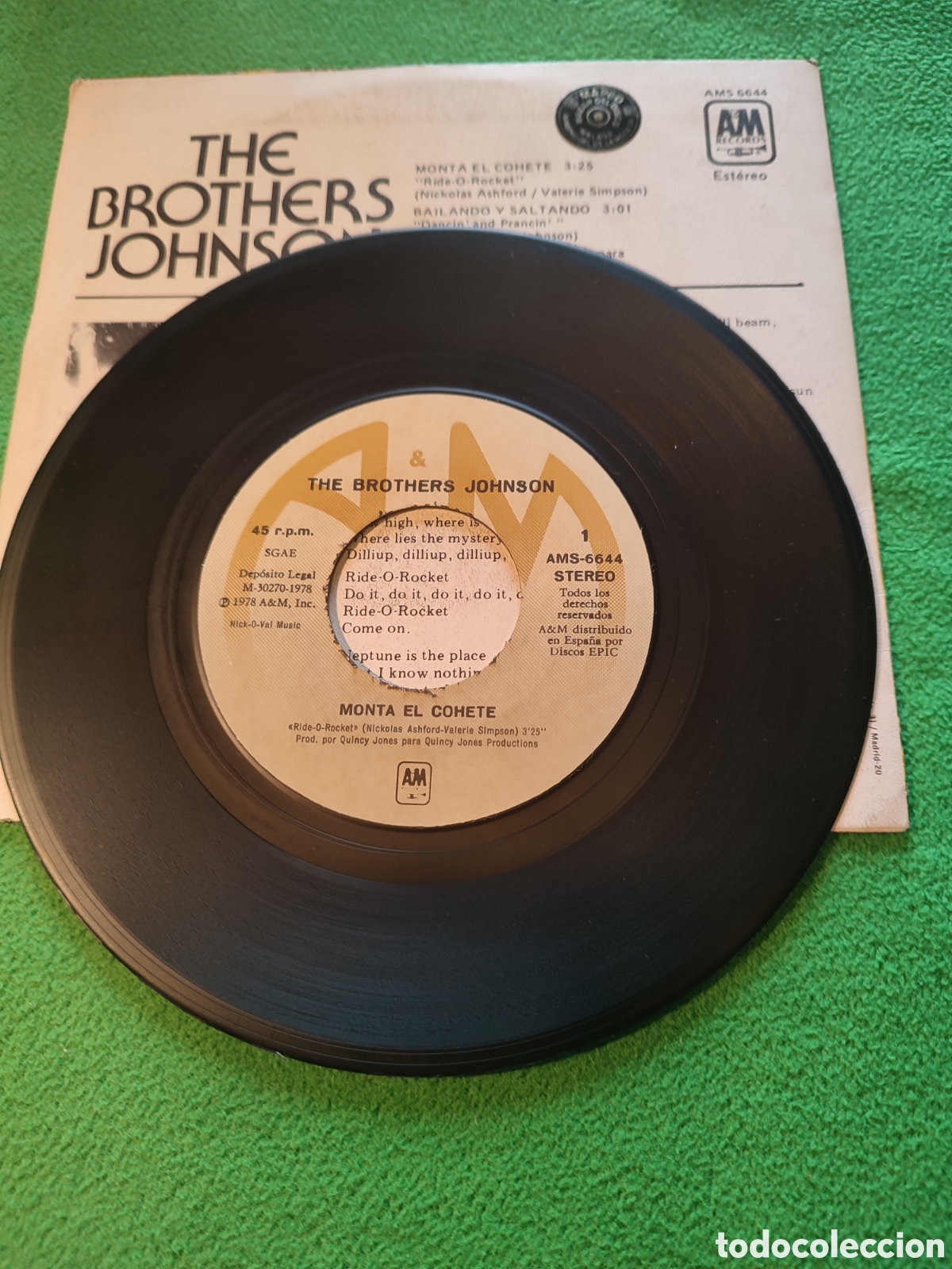 Discos de vinilo: The Brothers Johnson - Monta en el cohete - Foto 3