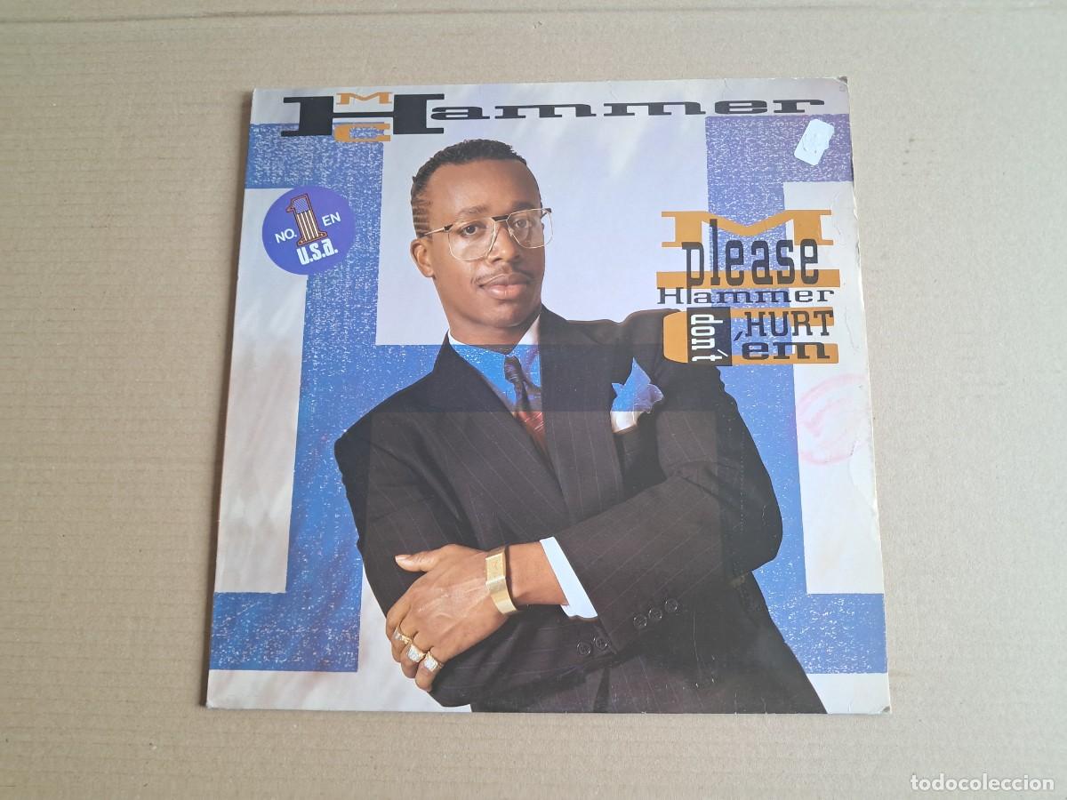 Discos de vinilo: MC HAMMER - PLEASE HAMMER DON&acute;T HURT ME LP 1990 EDICION ESPA&Ntilde;OLA