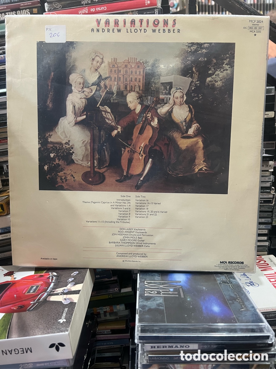 Discos de vinilo: Variations Andrew Lloyd Webber,gary moore - Foto 2